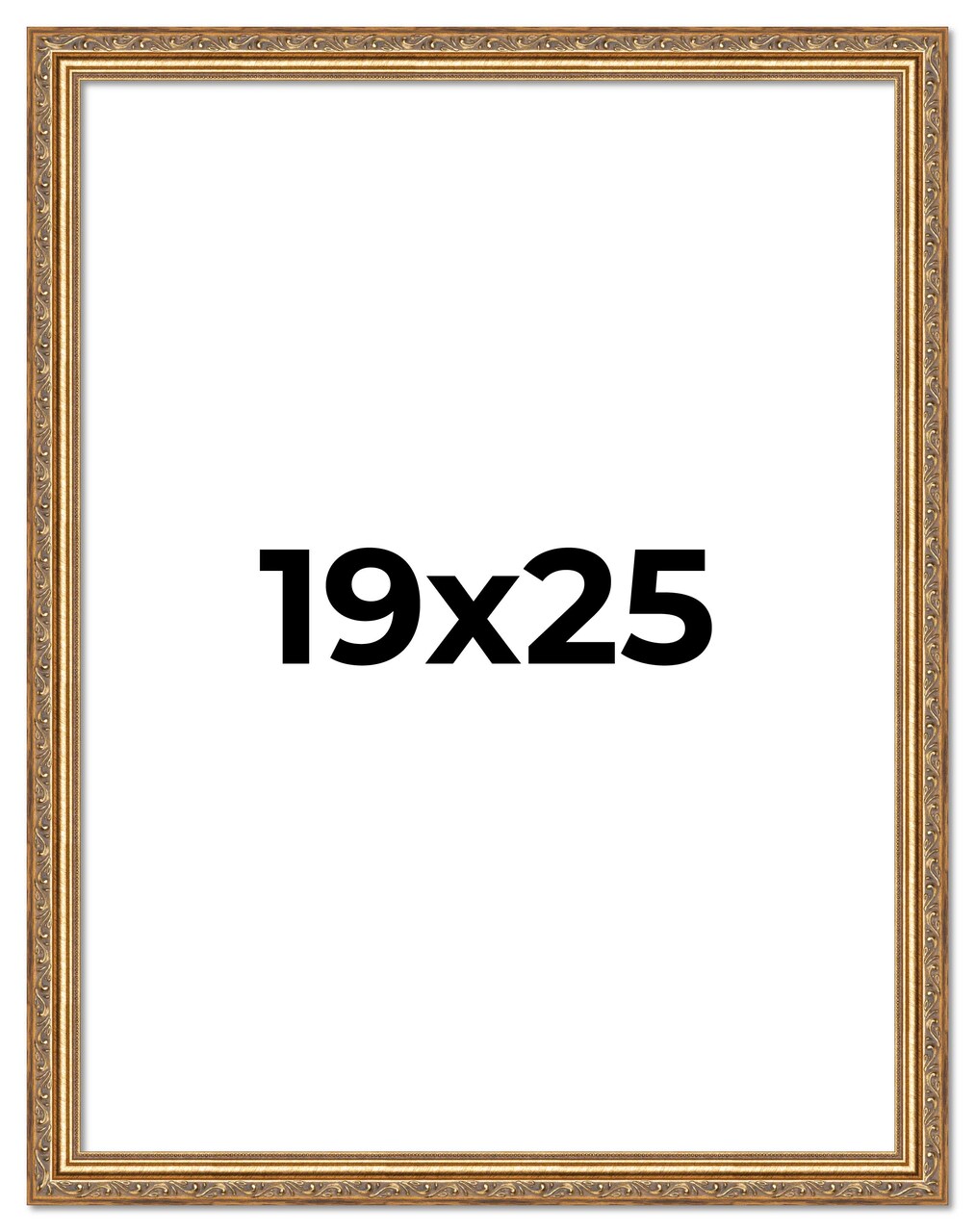 19x25 Museum-Quality Picture Frame with UV-Resistant Acrylic & Acid-Free Backing, Available in 4 Finishes - Gold, Silver, Bronze, and Black